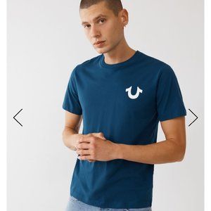 100% Original True Religion Blue Tshirt For Men